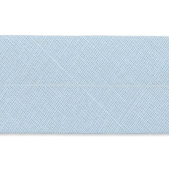 Baumwoll Schrägband 60/30 mm - babyblau