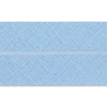 Baumwoll Schrägband 60/30 mm - himmelblau