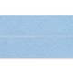 Baumwoll Schrägband 60/30 mm - himmelblau