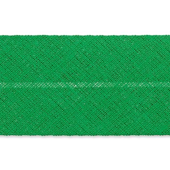 Baumwoll Schrägband 60/30 mm - grasgrün