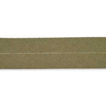 Baumwoll Schrägband 60/30 mm - oliv