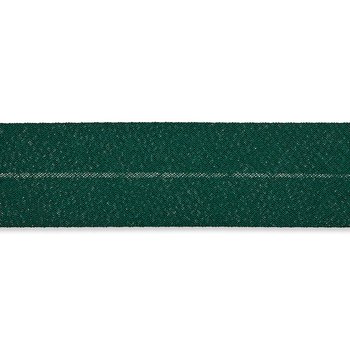 Baumwoll Schrägband 60/30 mm - dunkelgrün