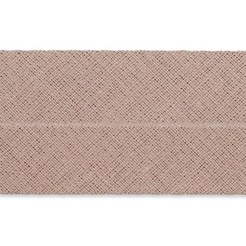 Baumwoll Schrägband 60/30 mm - mittelbeige