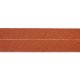 Baumwoll Schrägband 60/30 mm - rostbraun