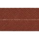 Baumwoll Schrägband 60/30 mm - rotbraun