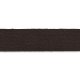 Baumwoll Nahtband 15 mm - umbra