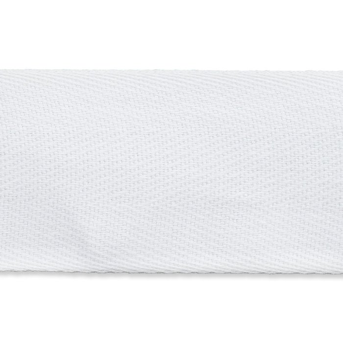 Baumwoll Nahtband 30 mm - weiß