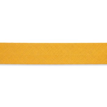 Baumwoll Schrägband 40/20 mm - goldgelb