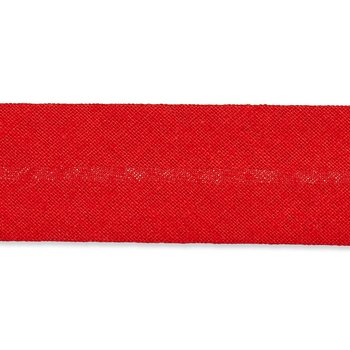 Baumwoll Schrägband 40/20 mm - rot