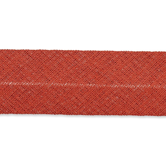 Baumwoll Schrägband 40/20 mm - rostbraun