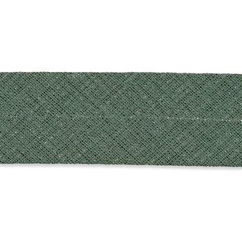 Baumwoll Schrägband 40/20 mm - moos