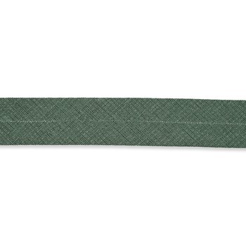 Baumwoll Schrägband 40/20 mm - moos