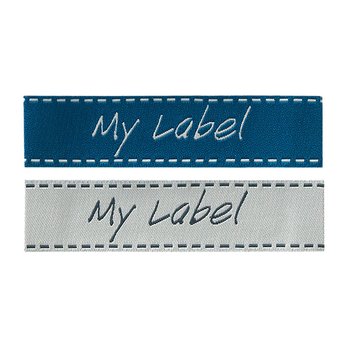 2 Lables "My Label", 6 x 1,4 cm