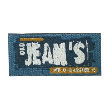 Patch "Old Jeans", 6,5 x 3 cm