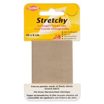 Stretchy-Bügel-Flicken, beige