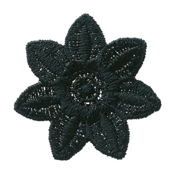 schwarze Blume, Ø 3,6 cm