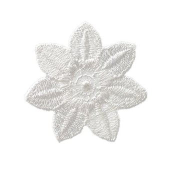 weiße Blume, Ø 3,6 cm
