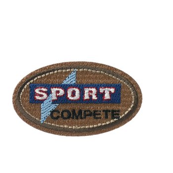 Patch "Sport Compete", 5,8 x 3,4 cm