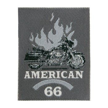 Patch "American 66", 5 x 6,7 cm