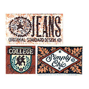 3 Patches "Simply chic", 3 x 2,5 cm, 4 x 2,5...