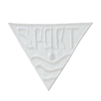 Dreieck Sport, weiß, 6 x 5 cm