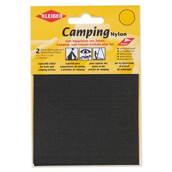 Campingflicken selbstklebend, schwarz