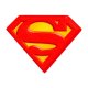 Superman© Logo, 6 x 8 cm