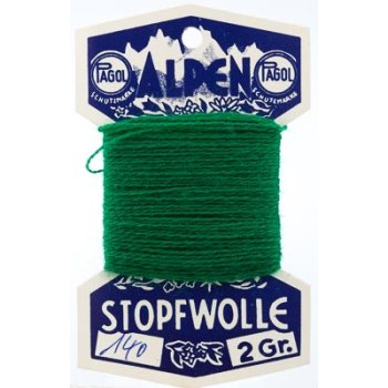 Alpen-Stopfwolle - grasgrün