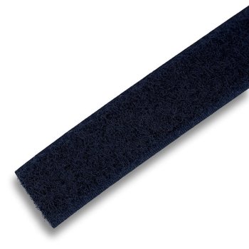 Flauschband zum Annähen 20 mm, dunkelblau