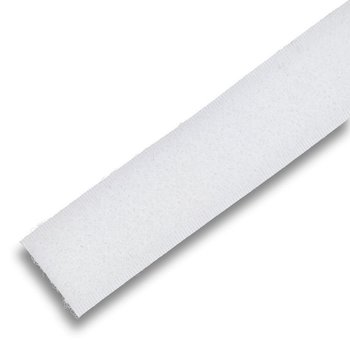 Flauschband selbstklebend 20 mm, weiß