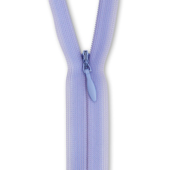 Nahtverdeckter Reißverschluss 22 cm, blauviolett