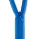 Nahtverdeckter Reißverschluss 22 cm, königsblau