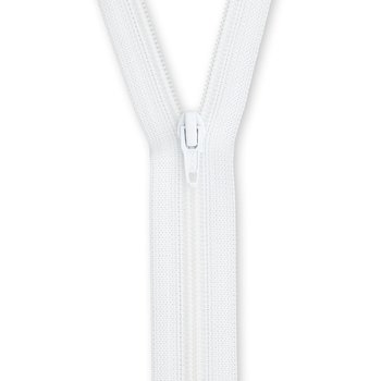 Kleider- und Kissenreißverschluss 30 cm, weiß