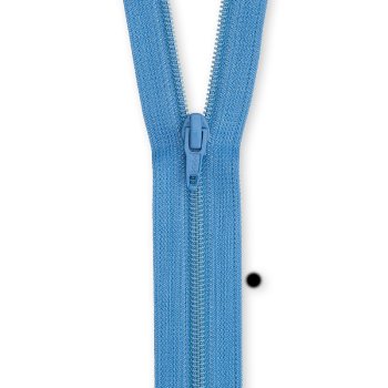 Kleider- und Kissenreißverschluss 30 cm, taubenblau