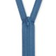 Kleider- und Kissenreißverschluss 30 cm, jeansblau