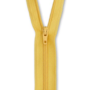 Kleider- und Kissenreißverschluss 60 cm, goldgelb