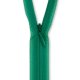 Nahtverdeckter Reißverschluss 60 cm, grün