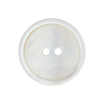 Perlmuttknopf weiß 15 bis 23 mm
