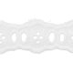 Baumwoll-Batistspitze weiß 30 mm