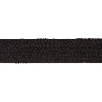 Wolltresse 28 mm, schwarz